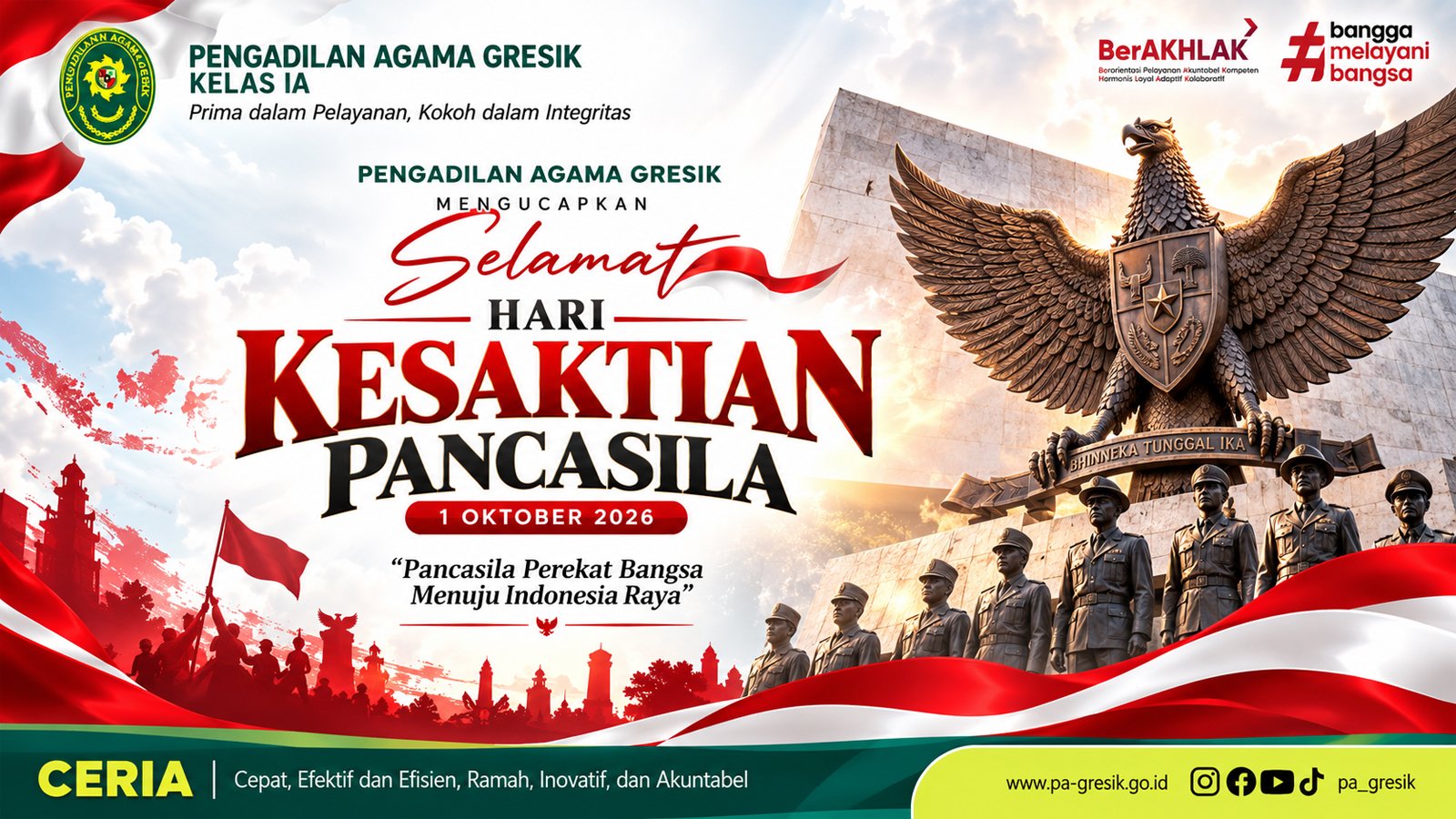 Selamat Hari Kesaktian Pancasila